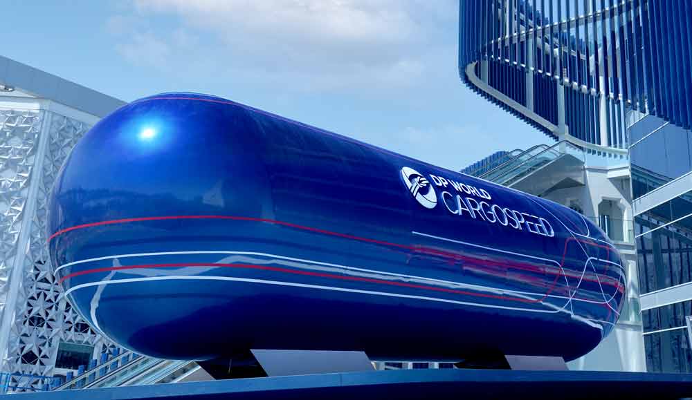 Virgin Hyperloop mostra pods de transporte em Dubai. Foto: Divulgação