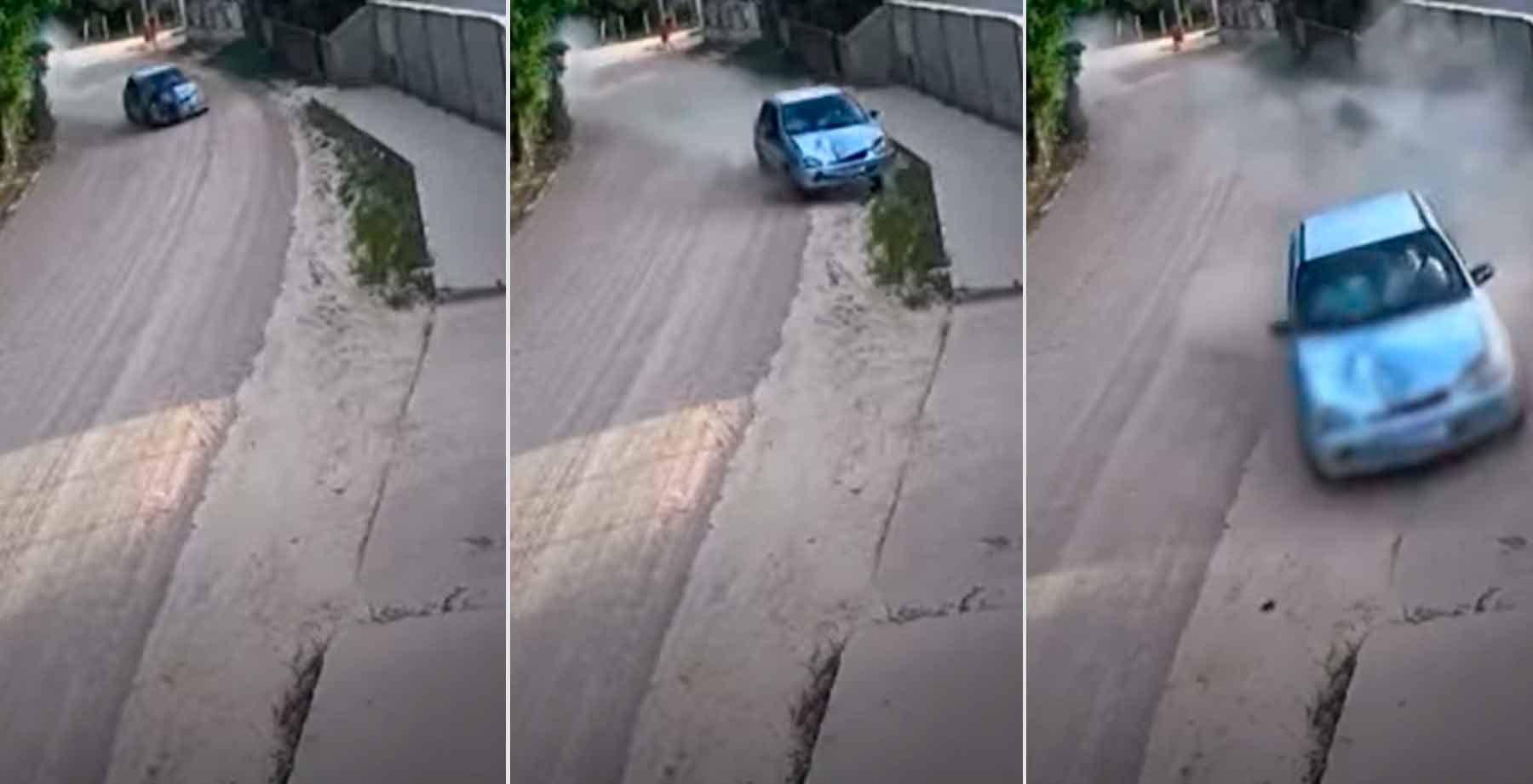 Vídeo: Motorista perde controle do carro e mata duas pessoas atropeladas em SC. Foto: Reprodução Instagram