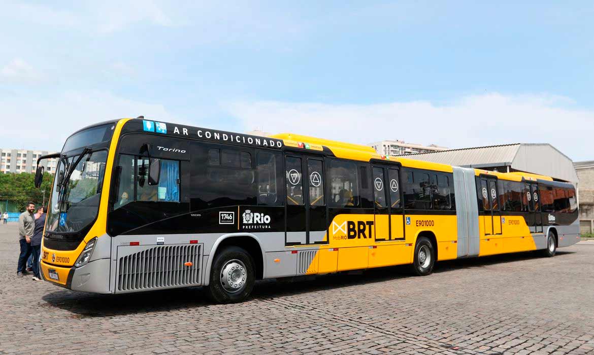 Prefeitura apresenta novo modelo do BRT modernizado; veja as novidades. Foto: © Tânia Rêgo/Agência Brasil