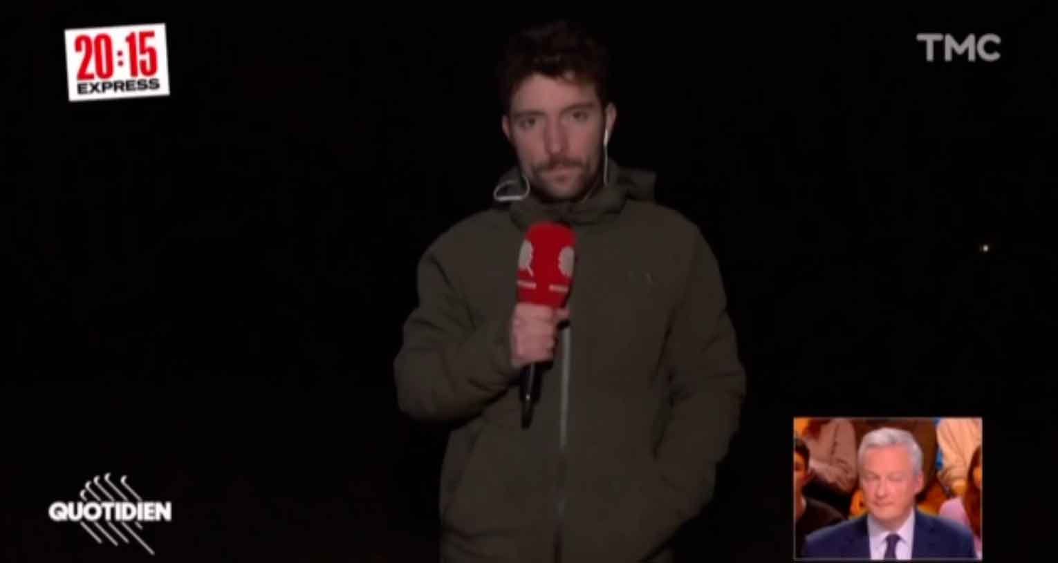 VÍDEO: Míssil russo surpreende repórter francês ao vivo na Ucrânia