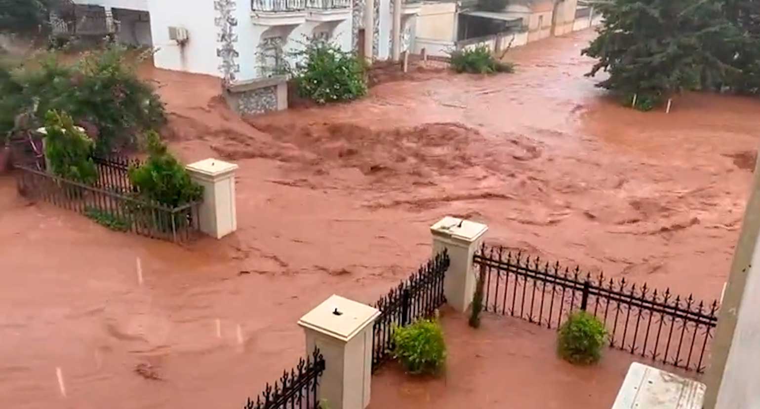 Vídeo: Tempestade Daniel matou pelo menos 2.000 pessoas na Líbia . Foto: Reprodução telegram 