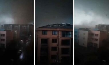 Vídeo: Tornado gigantesco atinge a cidade de Nancai em Pequim