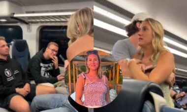Aby podkreślić swoje "współczucie", Brianna Pinnix, która została zwolniona z pracy korporacyjnej po incydencie, w którym obraziła niemieckich turystów w NJ Transit, systemie transportu publicznego stanu New Jersey w Stanach Zjednoczonych, pojawiła się na nowo z nowym przedsięwzięciem, które podkreśla jej rzekome współczucie. Zdjęcie: Reprodukcja Reddit @karensinthewild