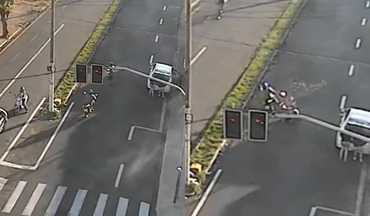 Motociclista atropela pedestre que morre no acidente fatal em São Paulo