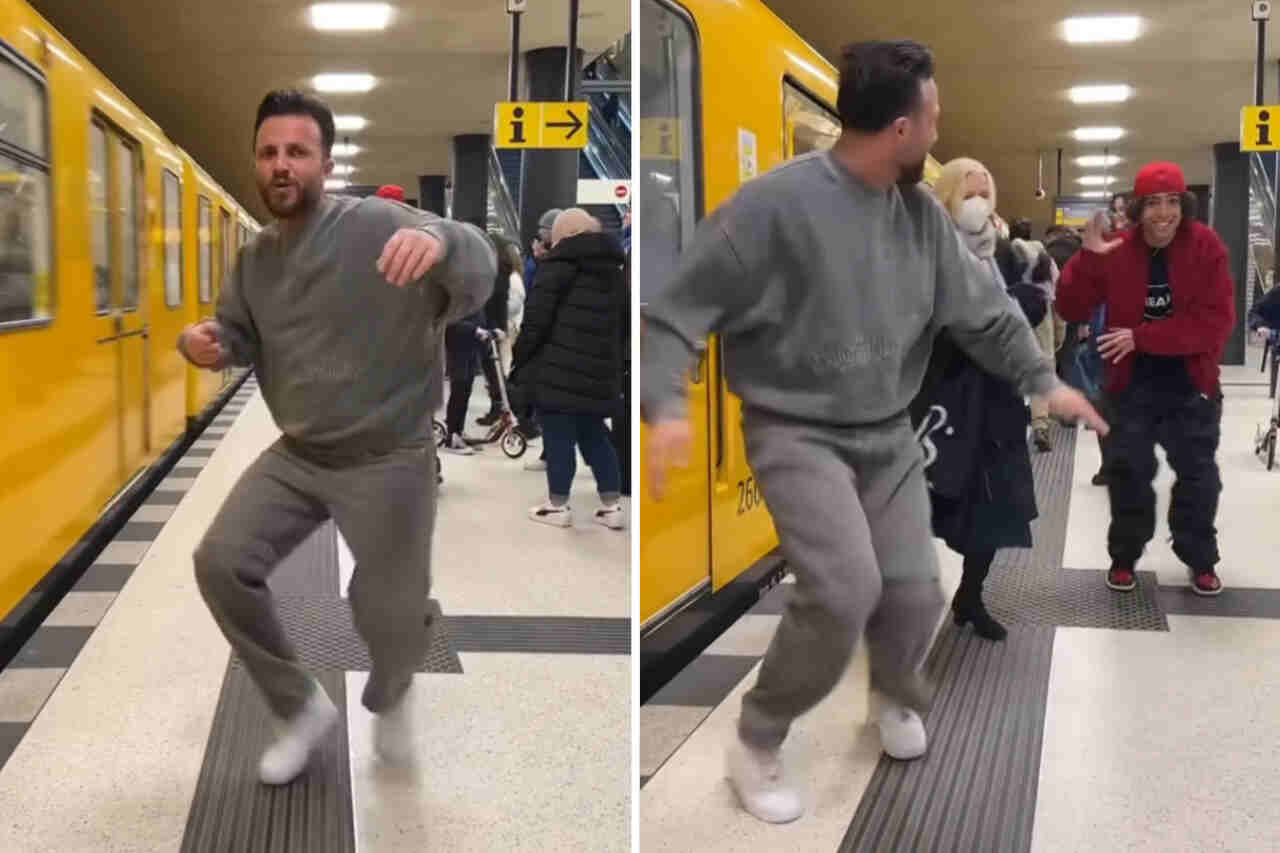 Homem invade vídeo de dançarino no metrô e faz parecer que foi combinado