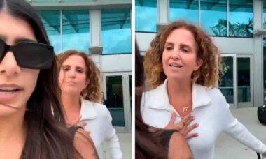 Vídeo: Mia Khalifa discute com mulher israelense em aeroporto de Miami