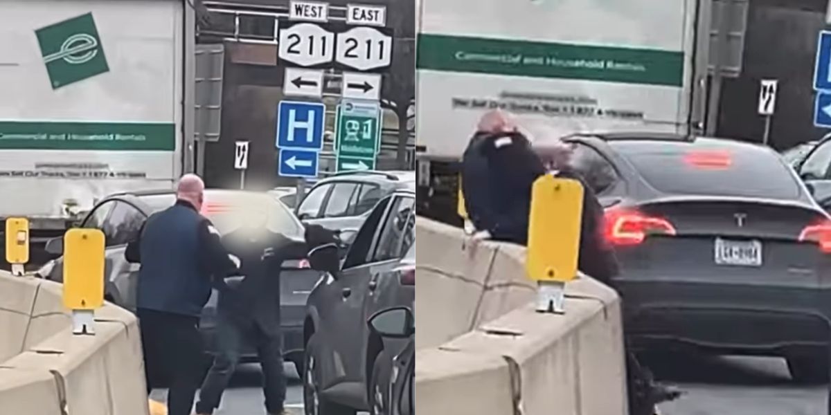 Homens trocam socos em rodovia de Nova York