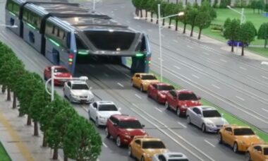 Vídeo de ônibus elevado chinês pode ter sido golpe, segundo autoridades chinesas