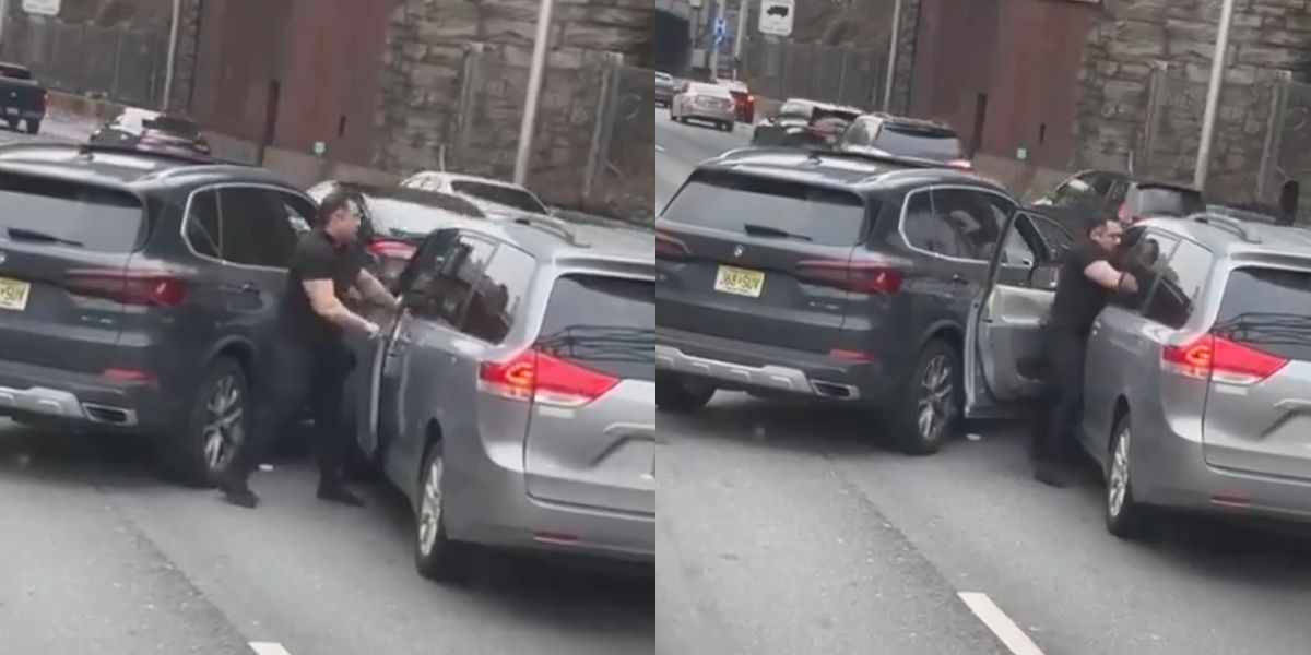 Conducente schiacciato tra due auto dopo essere stato aggredito in una strada di New York