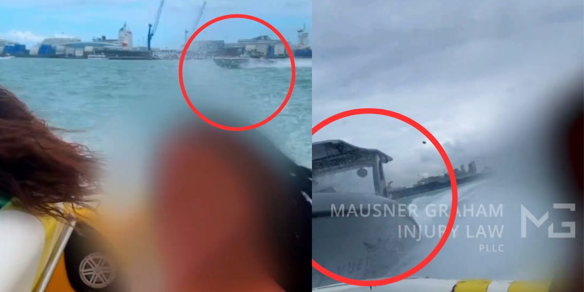Vídeo chocante: turista a bordo de lancha registra o momento em que a embarcação se choca com outro barco
