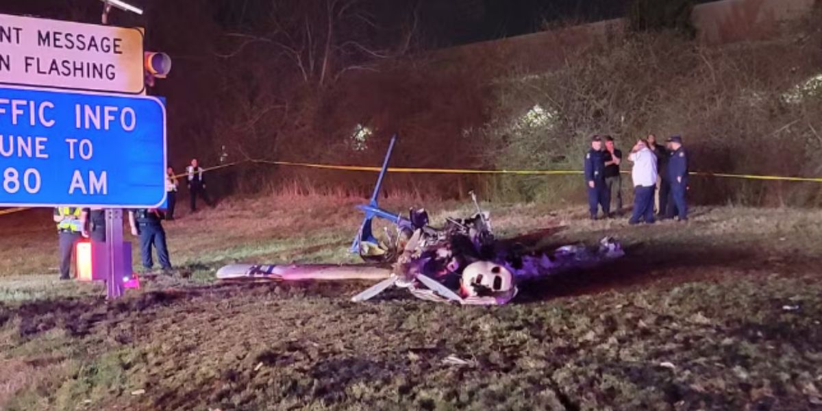 Vijf mensen zijn omgekomen bij een vliegtuigcrash in Nashville (VS). Foto: Facebook Reproductie Metropolitan Nashville Police Departament