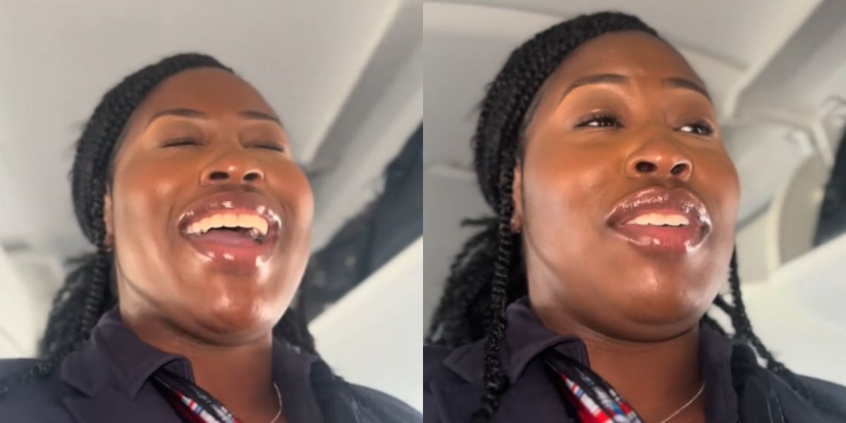 Hostess critica i passeggeri che si grattano e soffiano il naso sull'aereo in un video su TikTok