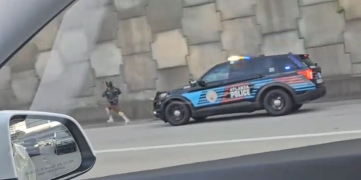 Video toont graffitikunstenaars die een medeplichtige achterlaten tijdens een politieachtervolging in Atlanta