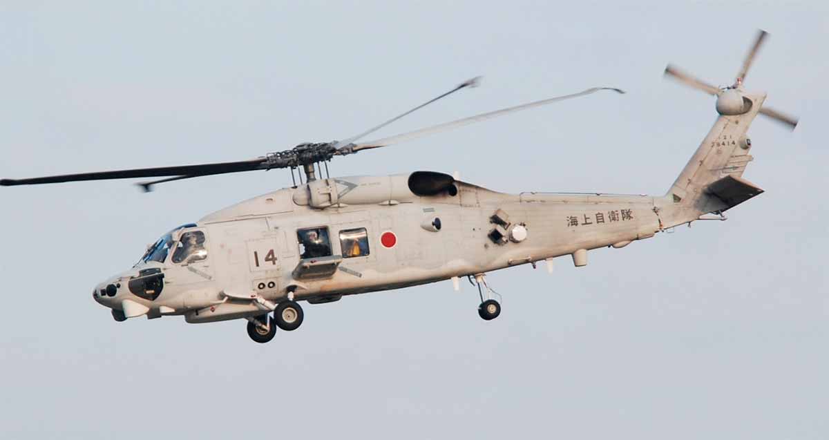 Śmigłowiec SH-60K Sił Samoobrony Morskiej Japonii. Zdjęcie: Wikipedia