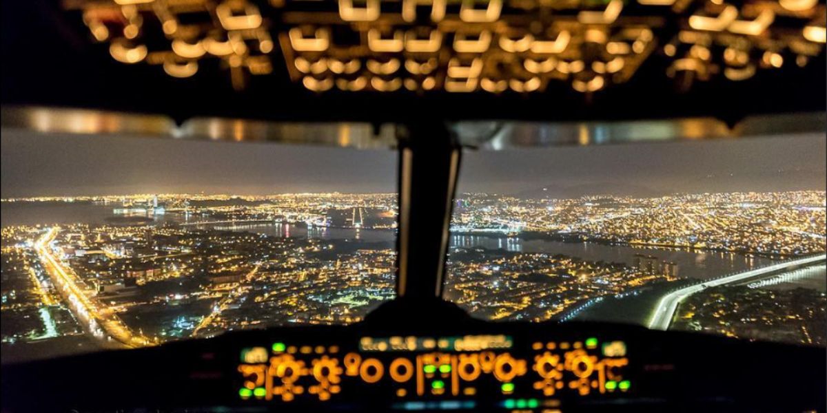 Pilote d'avion partage des photos impressionnantes prises depuis son cockpit