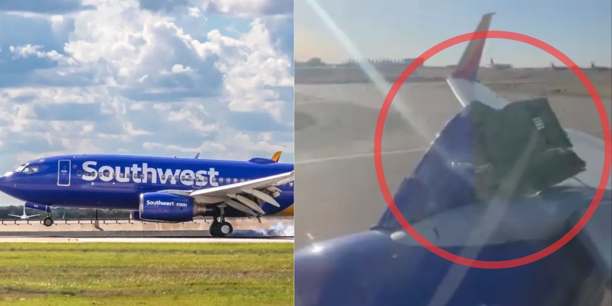 Vídeo assustador: Motor de avião da Southwest Airlines se despedaça durante decolagem