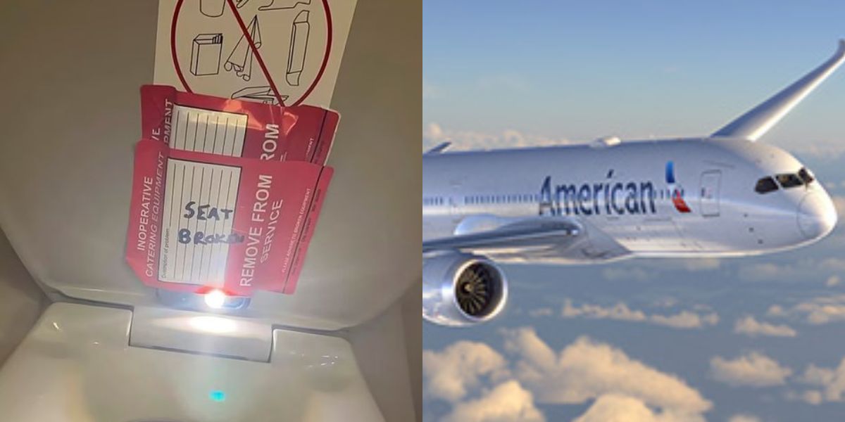 Comissário de bordo da American Airlines grava menina de 9 anos em banheiro do avião