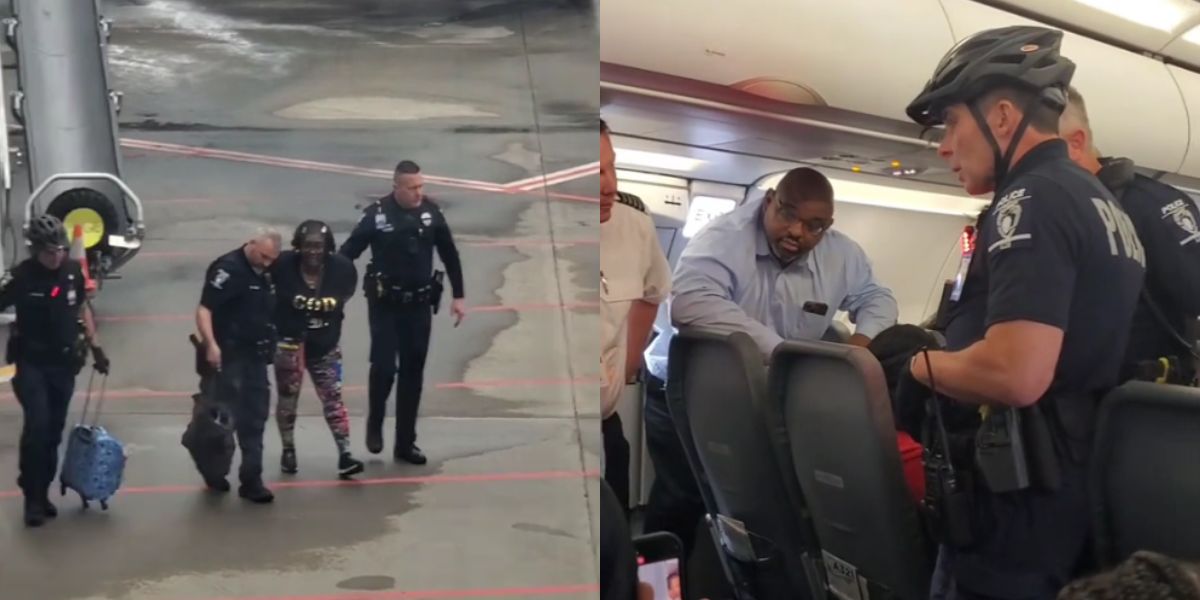 Wideo napięte: Pasażerka lotu Frontier Airlines aresztowana podczas kłótni z załogą