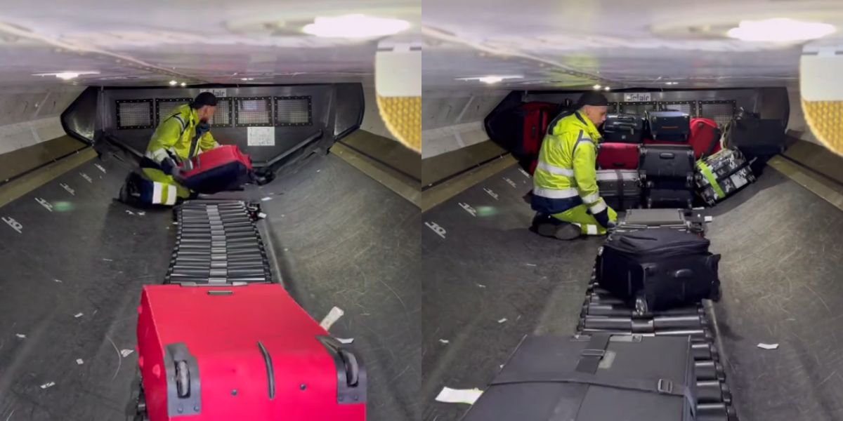 Teoria: Wideo na TikToku mówi, że czerwone walizki są pierwsze ładowane do samolotów