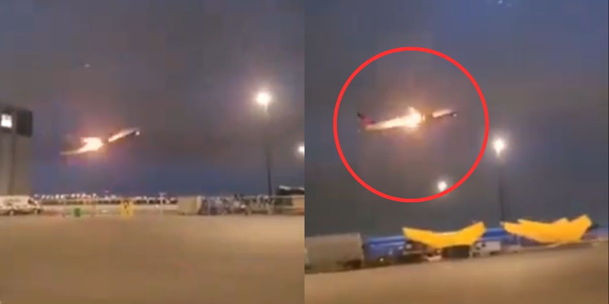 Video: Boeing 777 van Air Canada vliegt in brand na het opstijgen en wordt gedwongen terug te keren naar de luchthaven