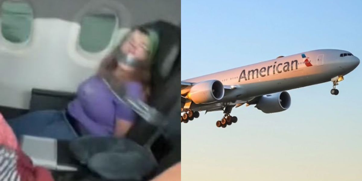 Passeggera citata in giudizio per non aver pagato una multa di 82.000 dollari ad American Airlines dopo aver tentato di mordere l'equipaggio