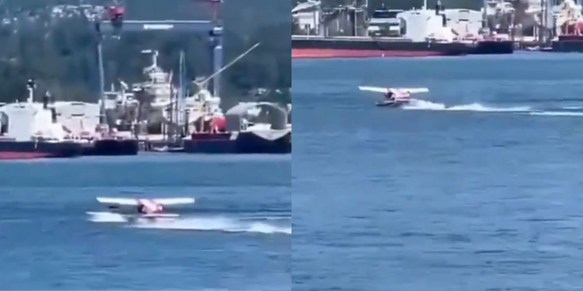 Schokkende video: Watervliegtuig botst met boot tijdens opstijgen in Vancouver