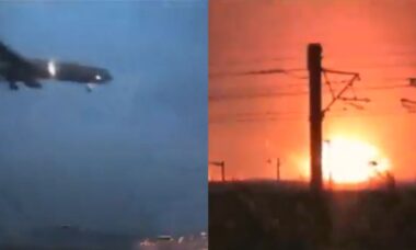 Vídeo: Avião da China Airlines cai e explode em chamas em Hong Kong