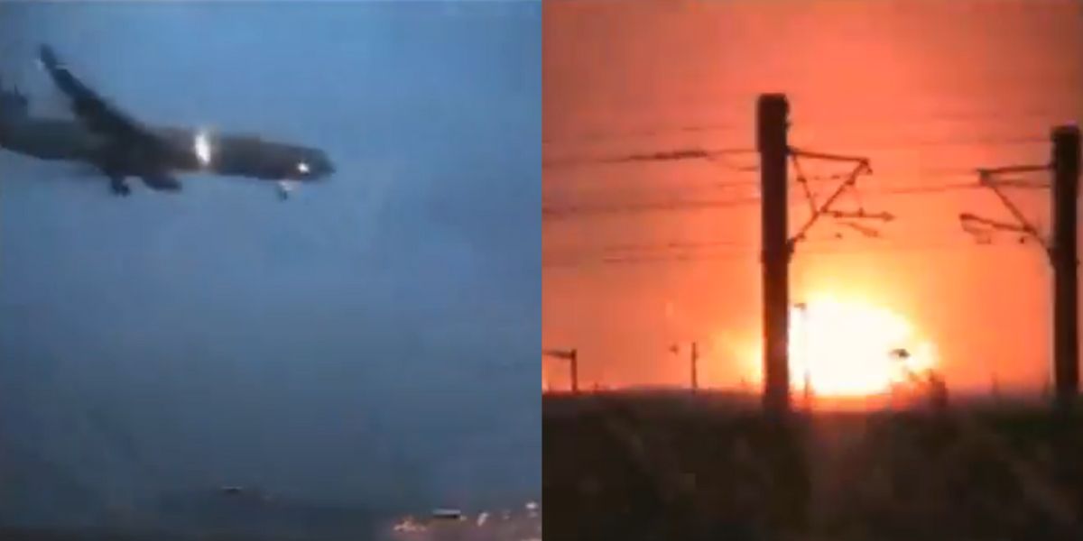 Video: China Airlines vliegtuig stort neer en explodeert in vlammen in Hong Kong