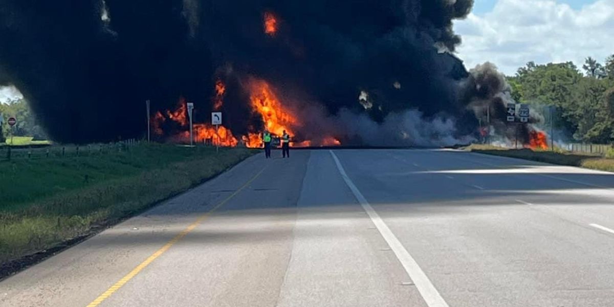 Accident : Cysterna wybucha i powoduje kilka rannych na autostradzie w Teksasie