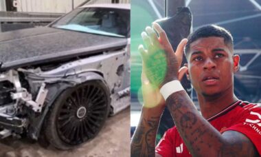 Jogador de futebol Marcus Rashford foi flagrado dirigindo seu Rolls-Royce a mais de 110 km/h meses depois de bater seu carro