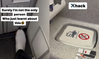Dica para evitar doenças em banheiro de avião deixa passageiros chocados