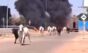 Vídeo tenso: Bois que seriam abatidos fogem depois de caminhão pegar fogo