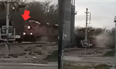 Vídeo insano: Jovem é acusado de causar descarrilamento de trem em Nebraska