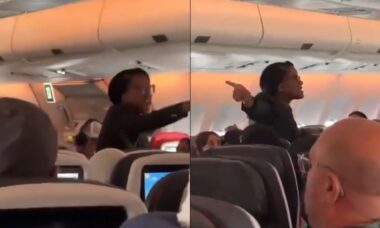 Discussão de comissária de bordo da Air Canada discute com passageiro que pediu por cobertor viraliza em vídeo