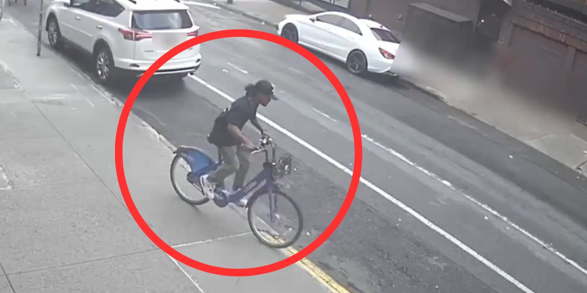 Suspeito de bicicleta agride e rouba homem em rua de Nova York