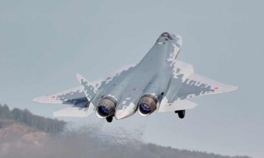 Su-57. Foto: Telegram @uac_ru