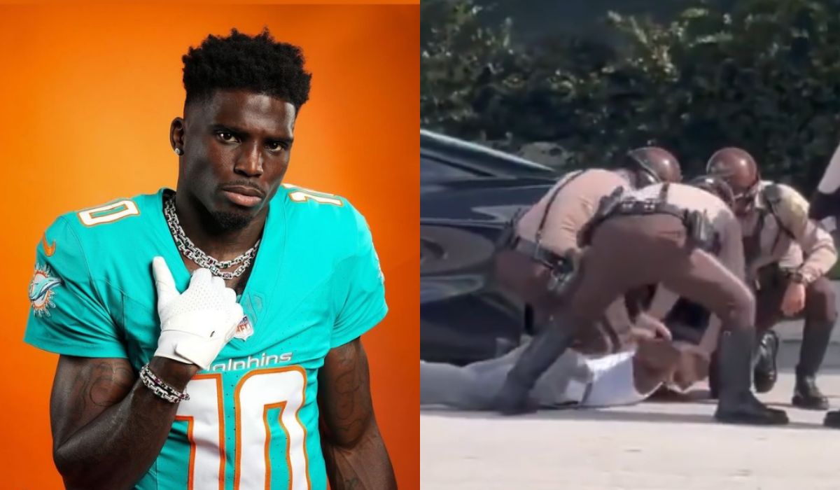 Star della NFL Tyreek Hill Arrestato Durante il Tragitto verso la Partita  dei Miami Dolphins per Eccesso di Velocità - Trânsito e metrô