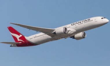 qantas dakota johnson