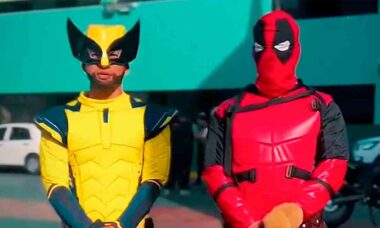 "Peruanische Polizisten verkleiden sich als Deadpool und Wolverine für Polizeieinsatz gegen Drogenhandel, und das Video geht viral (Foto: Facebook)