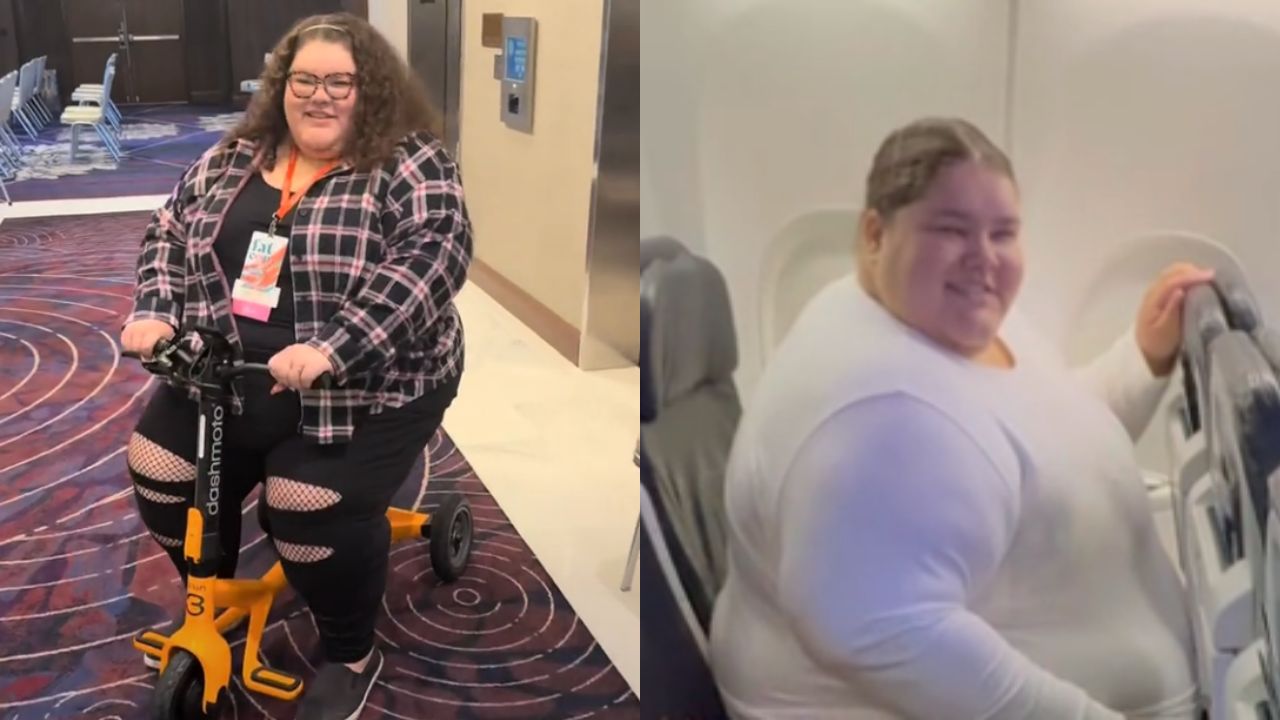 Influenciadora plus size diz que foi discriminada por funcionária de aeroporto que se recusou a empurrar cadeira de rodas