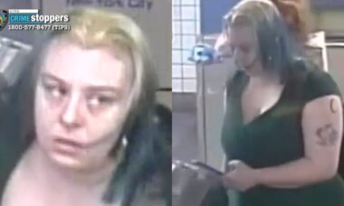 Suspeita tatuada agride mulher de 73 anos no metrô de Nova York