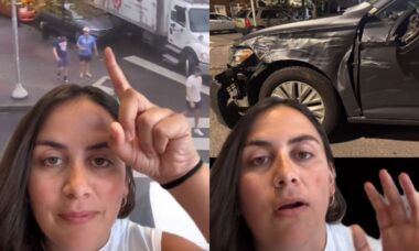 Comediante da Filadélfia tem carro destruído por caminhão de entregas e história viraliza