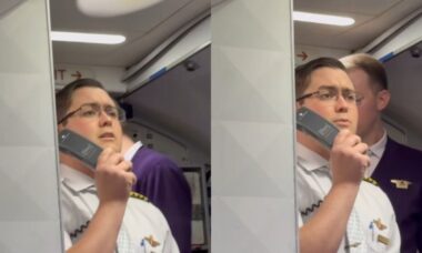 Piloto da Delta Air Lines viraliza após acalmar passageiros após contar história comovente de sua filha