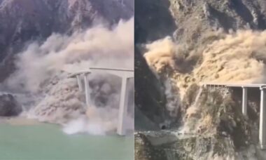 Ponte Hongqi desaba meses após sua inauguração na China