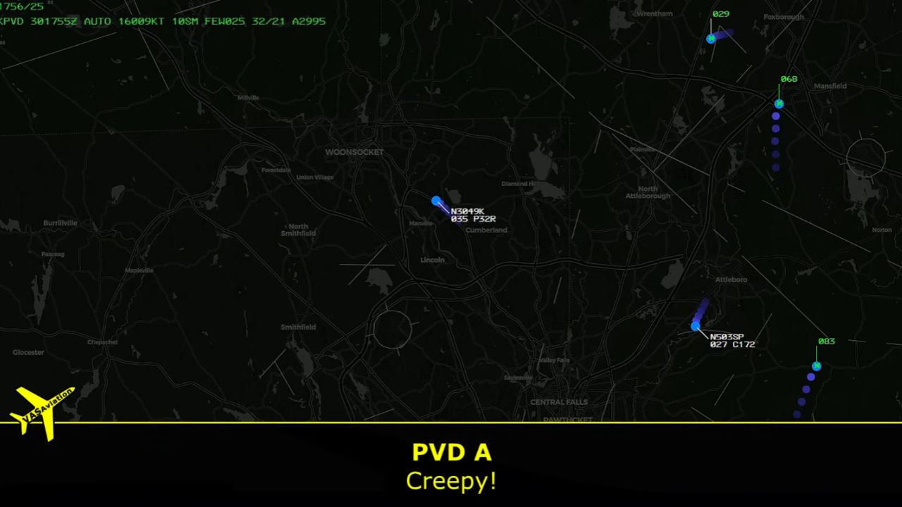 Pilot reports in a chilling recording seeing a UFO while flying over Rhode Island